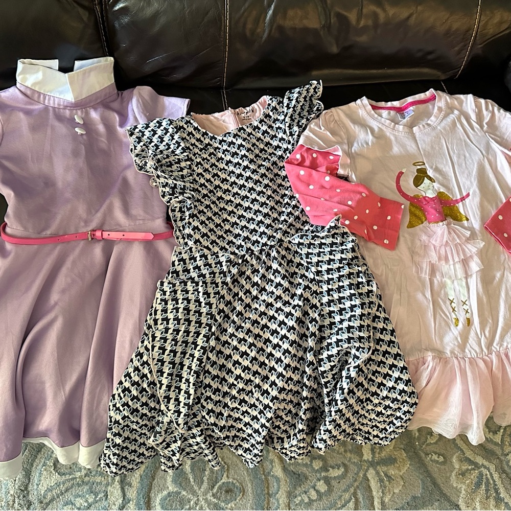Little Girls’ Bundle of 3 Dresses Size 7.
